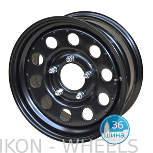 Диски 7.0J16 ET22 D98.5 IKON MG31B (5x139.7) Black, арт.7246 Китай