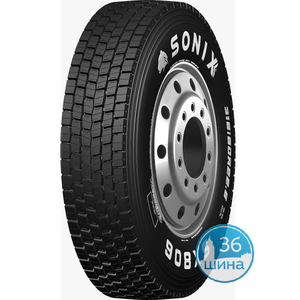 Шины 315/80 R22.5 Б/К SONIX SX806 156/150L, ведущая Китай