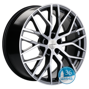 Диски 8.5J19 ET30 D60.1 Khomen Wheels KHW1902 (RX/NX) (5x114.3) Brilliant Silver Россия