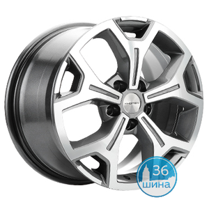 Диски 6.5J17 ET33 D60.1 Khomen Wheels KHW1710 (Chery tigo 7pro) (5x108) Gray Россия