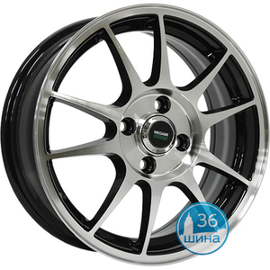Диски 6.0J15 ET38 D57.1 Megami MGM-5 (5x100) BKF Китай