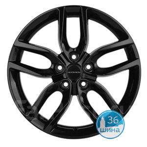 Диски 6.5J17 ET37 D66.5 Khomen Wheels KHW1708 (Jolion) (5x114.3) Black Россия